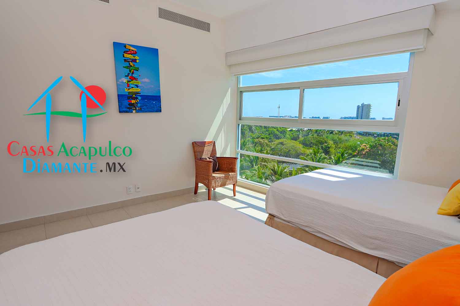 Mayan Lakes View 1 601 - Recámara uno 2